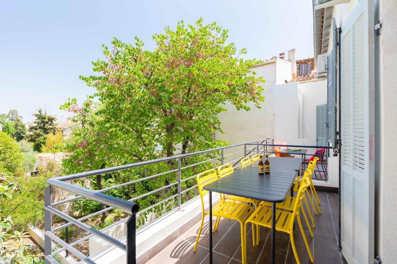 Le Concorde 3 - Appartement 2 Chambres - 8 Pers - Terrasse - Clim Marseille Ngoại thất bức ảnh